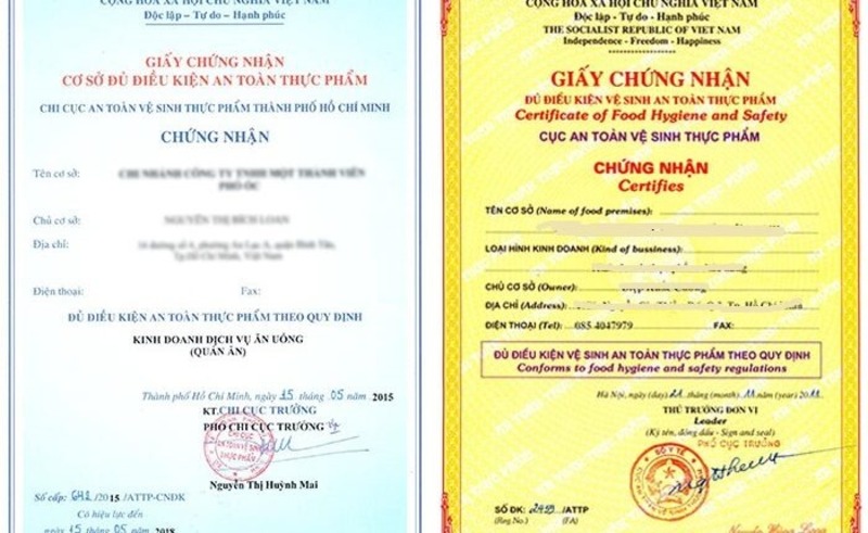 Vệ sinh an toàn thực phẩm